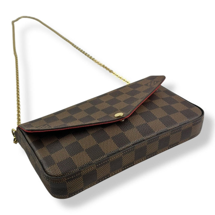 Louis Vuitton Brown Damier Pochette Felicie Handbag - Lux Central