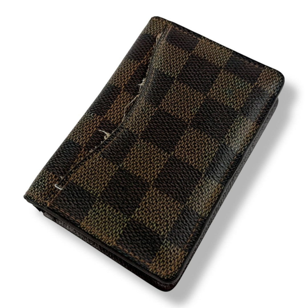 Louis Vuitton Brown Damier Pocket Organiser - Lux Central