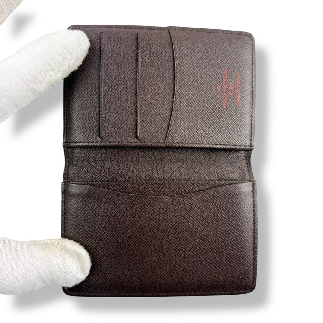 Louis Vuitton Brown Damier Pocket Organiser - Lux Central