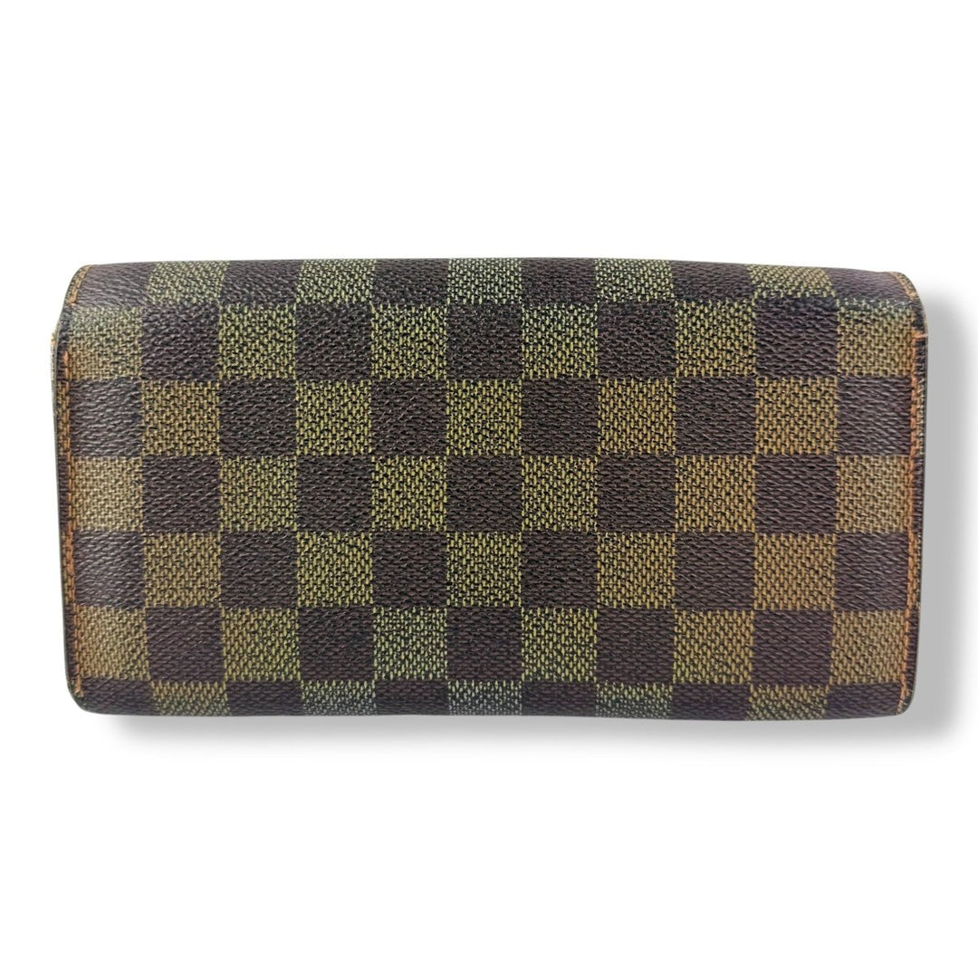 Louis Vuitton Brown Damier Sarah Femme Wallet - Lux Central