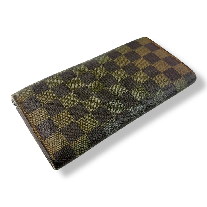 Louis Vuitton Brown Damier Sarah Femme Wallet - Lux Central