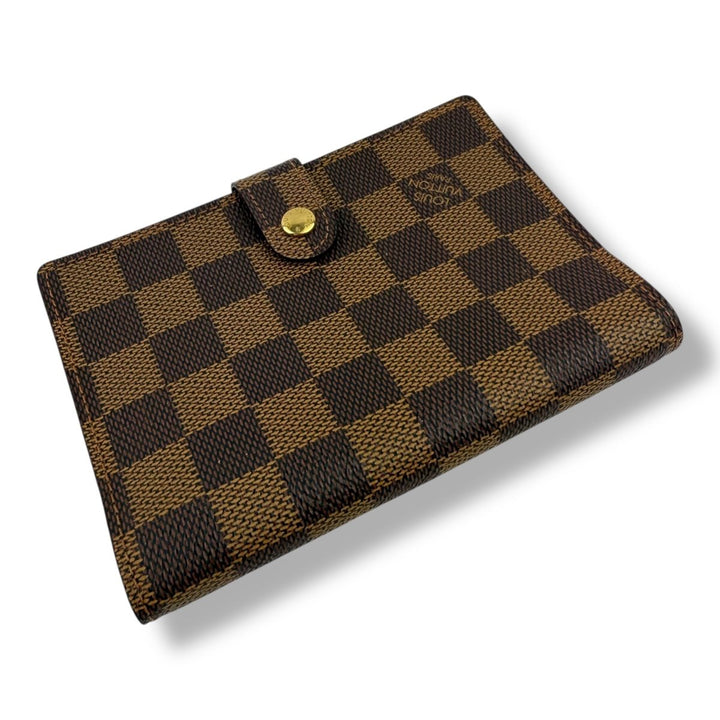 Louis Vuitton Brown Damier Small Ring Agenda Wallet - Lux Central