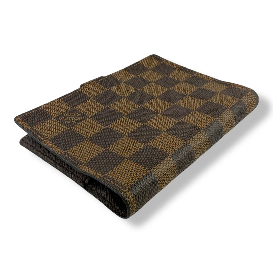 Louis Vuitton Brown Damier Small Ring Agenda Wallet - Lux Central