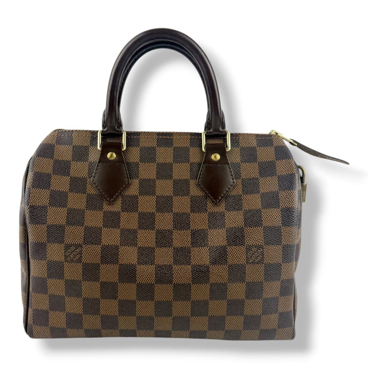 Louis Vuitton Brown Damier Speedy 25 Handbag - Lux Central