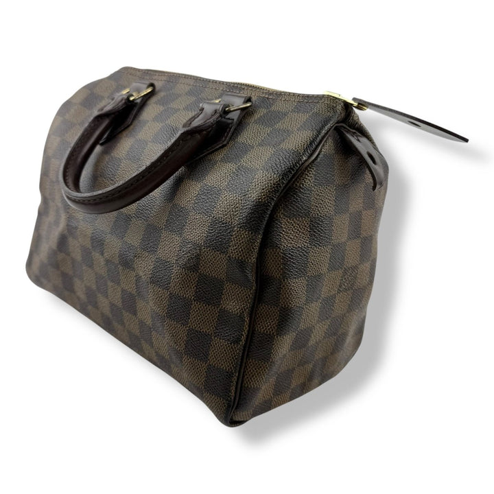 Louis Vuitton Brown Damier Speedy 25 Handbag - Lux Central