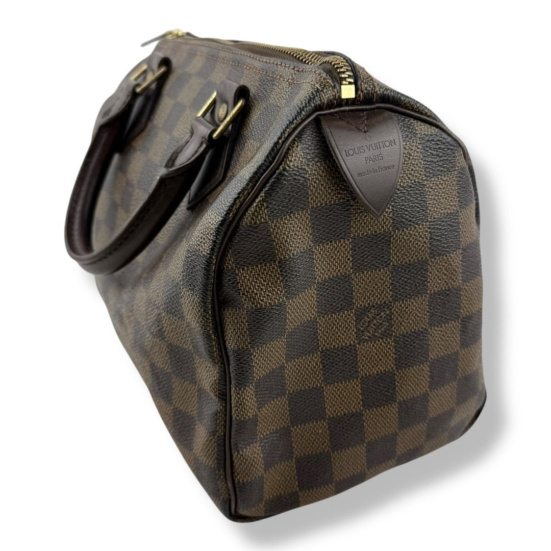 Louis Vuitton Brown Damier Speedy 25 Handbag - Lux Central