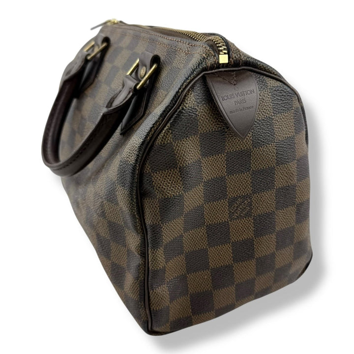 Louis Vuitton Brown Damier Speedy 25 Handbag - Lux Central