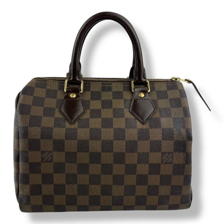 Louis Vuitton Brown Damier Speedy 25 Handbag - Lux Central