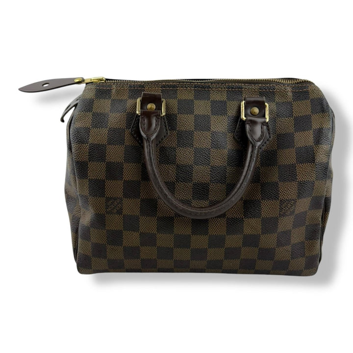 Louis Vuitton Brown Damier Speedy 25 Handbag - Lux Central