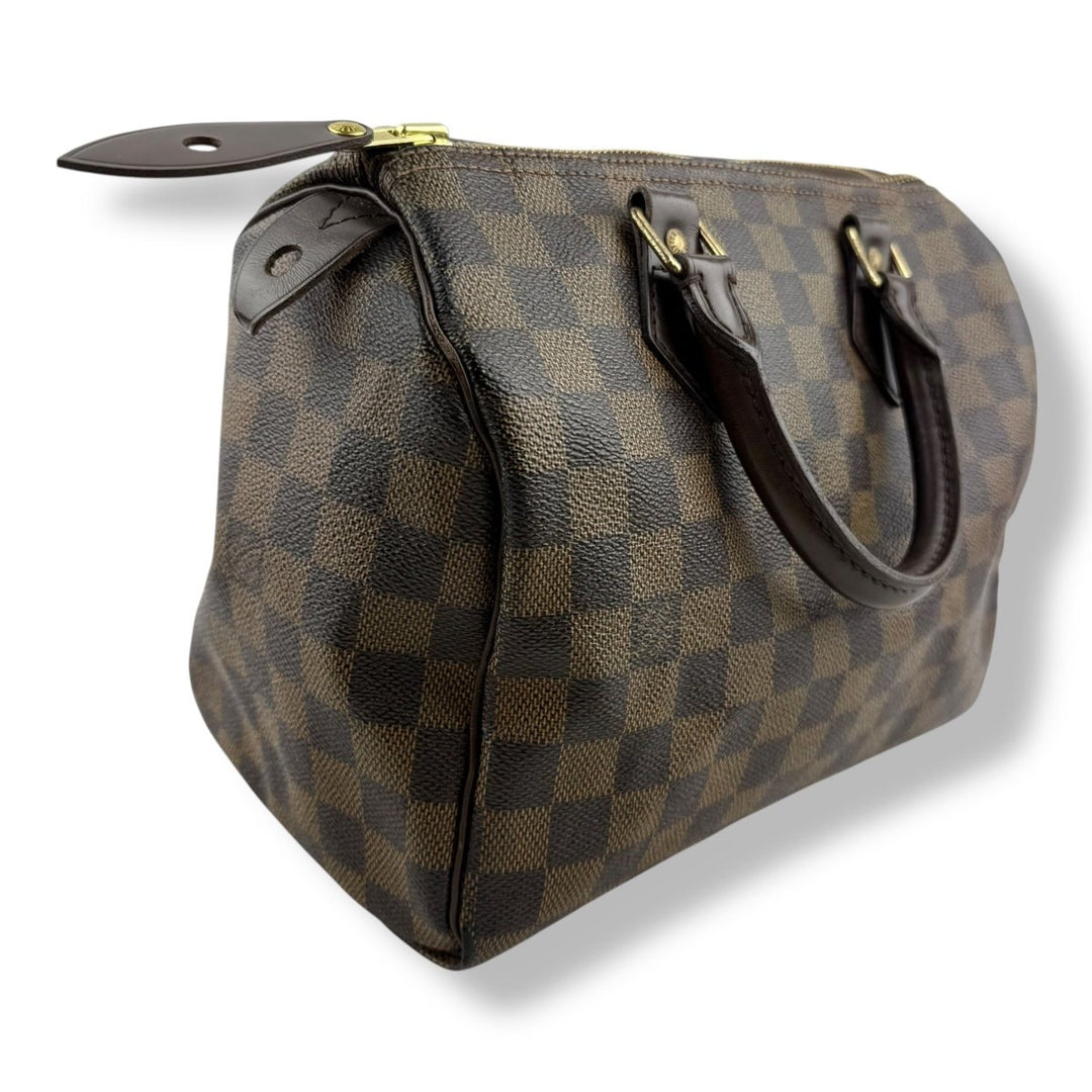 Louis Vuitton Brown Damier Speedy 25 Handbag - Lux Central