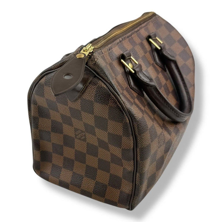 Louis Vuitton Brown Damier Speedy 25 Handbag - Lux Central