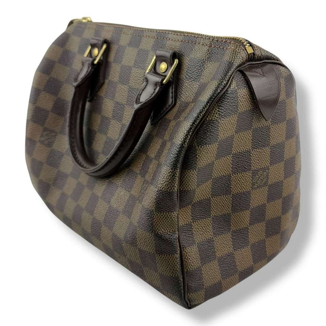 Louis Vuitton Brown Damier Speedy 25 Handbag - Lux Central