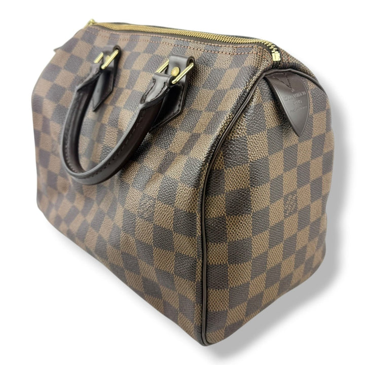 Louis Vuitton Brown Damier Speedy 25 Handbag - Lux Central