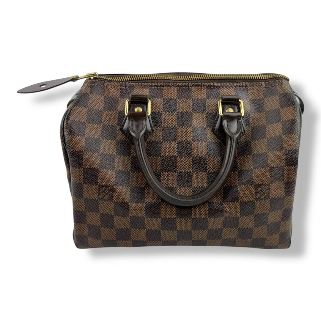 Louis Vuitton Brown Damier Speedy 25 Handbag - Lux Central