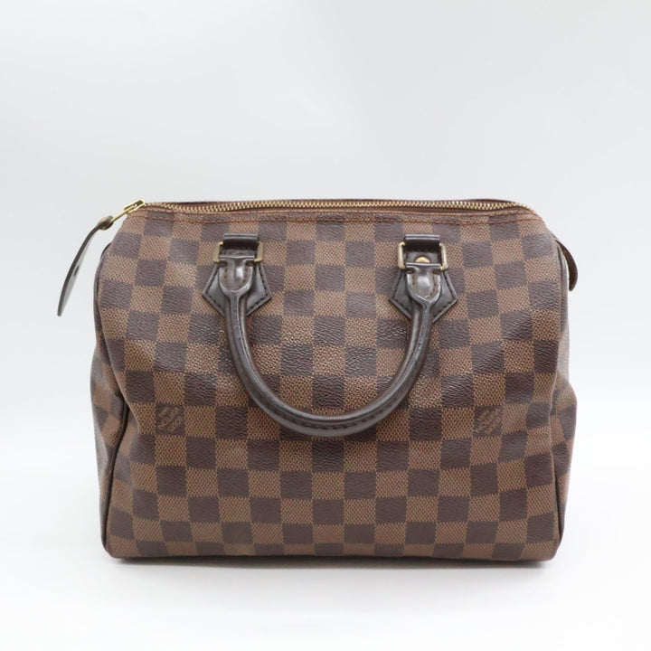 Louis Vuitton Brown Damier Speedy 25 Handbag - Lux Central