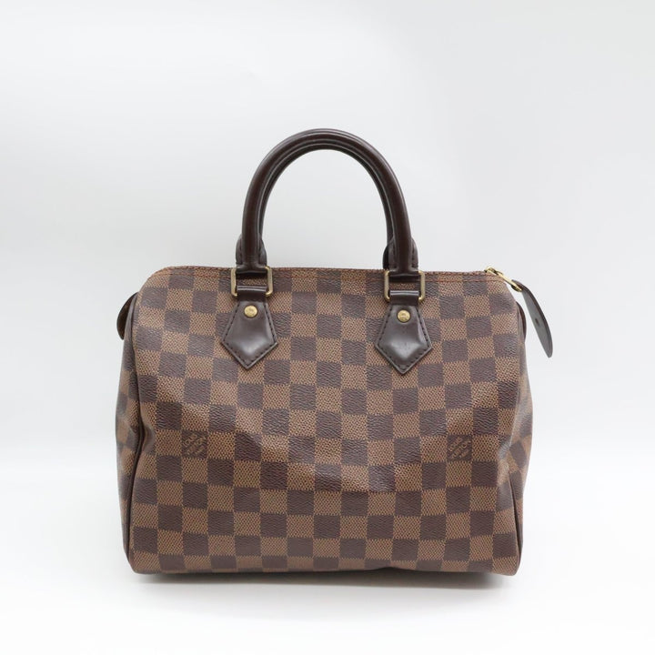 Louis Vuitton Brown Damier Speedy 25 Handbag - Lux Central