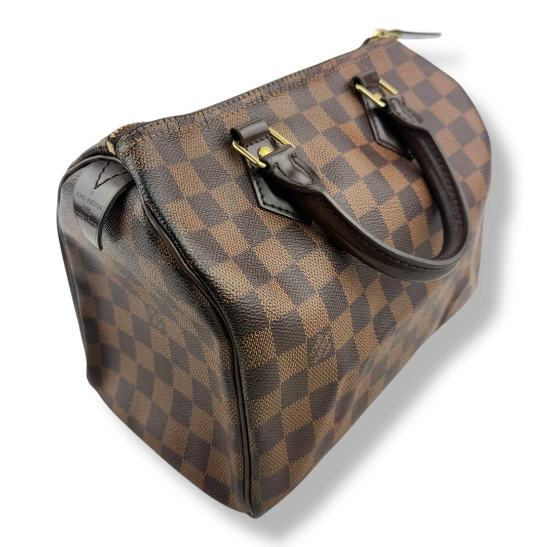 Louis Vuitton Brown Damier Speedy 25 Handbag - Lux Central