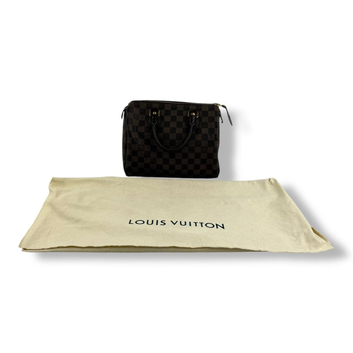 Louis Vuitton Brown Damier Speedy 25 Handbag - Lux Central