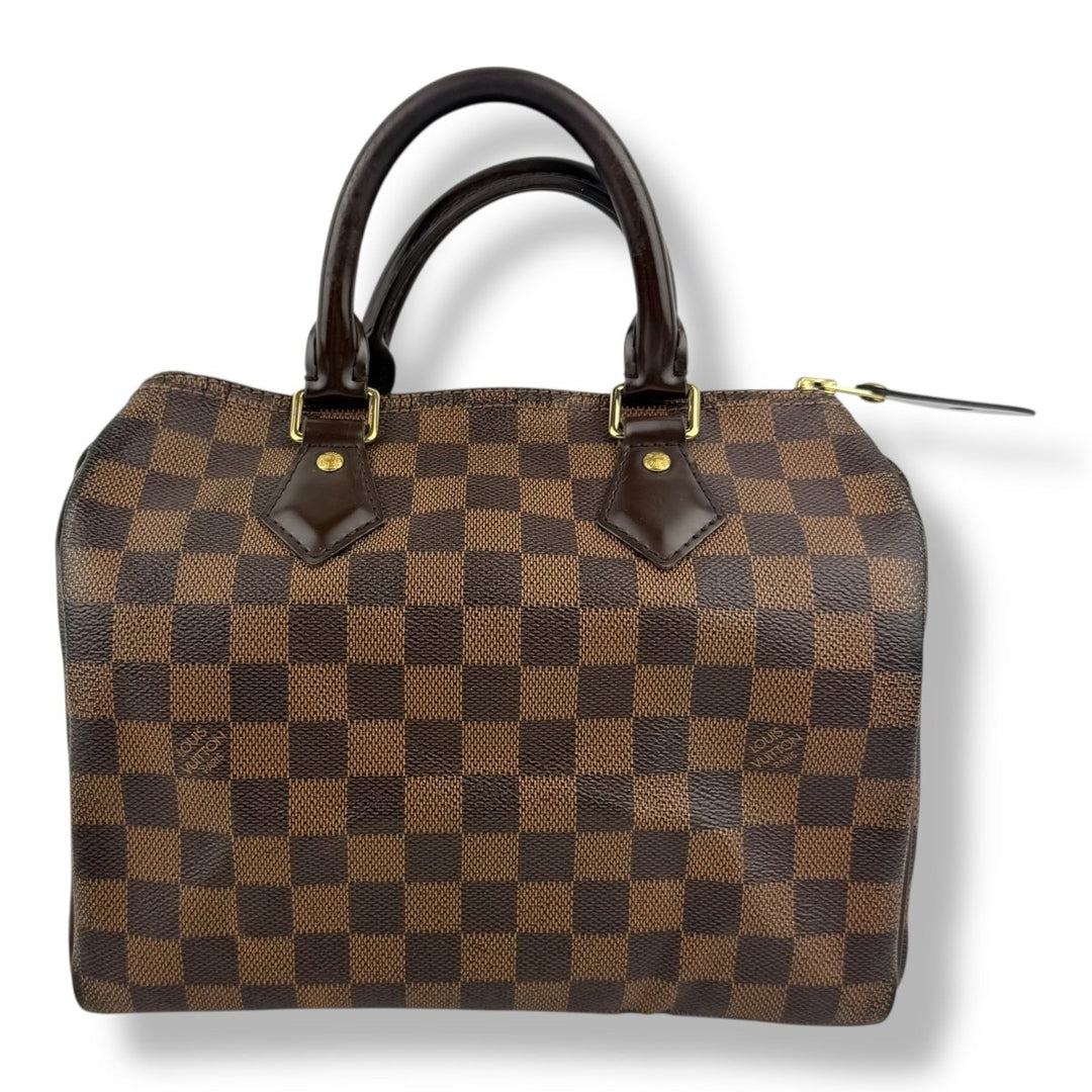Louis Vuitton Brown Damier Speedy 25 Handbag - Lux Central