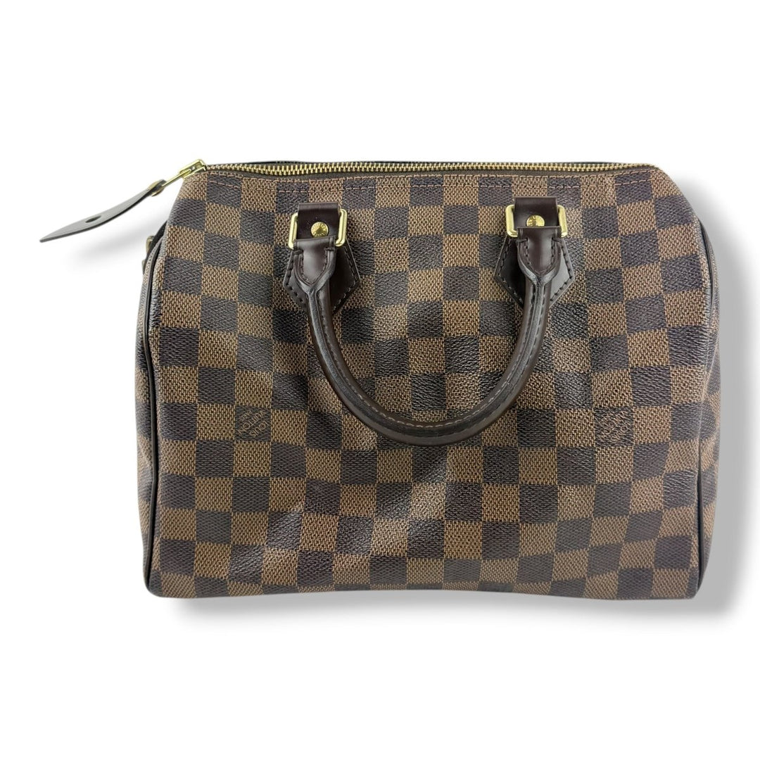 Louis Vuitton Brown Damier Speedy 25 Handbag - Lux Central