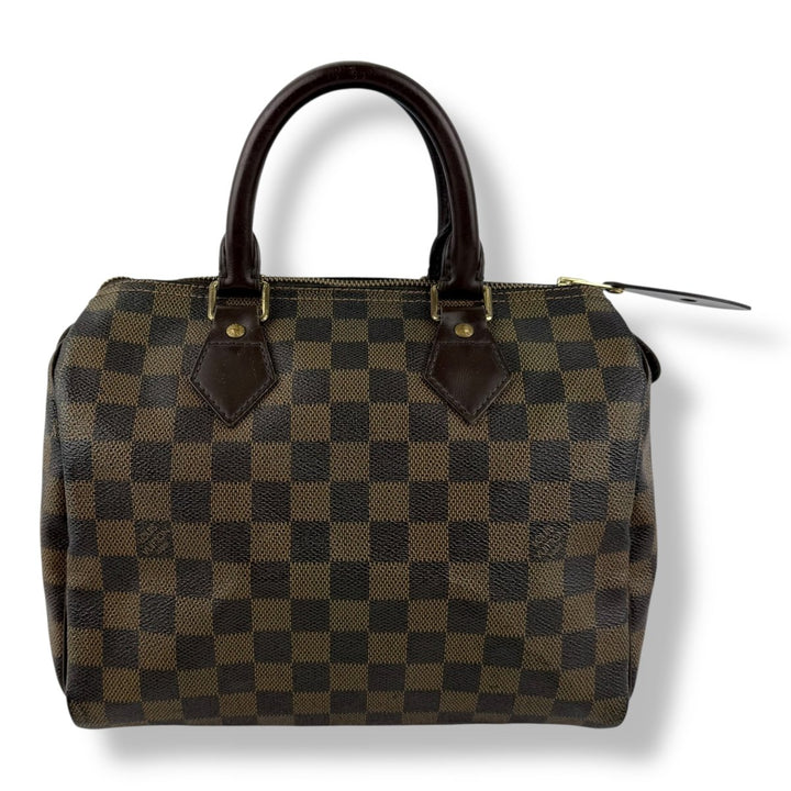 Louis Vuitton Brown Damier Speedy 25 Handbag - Lux Central