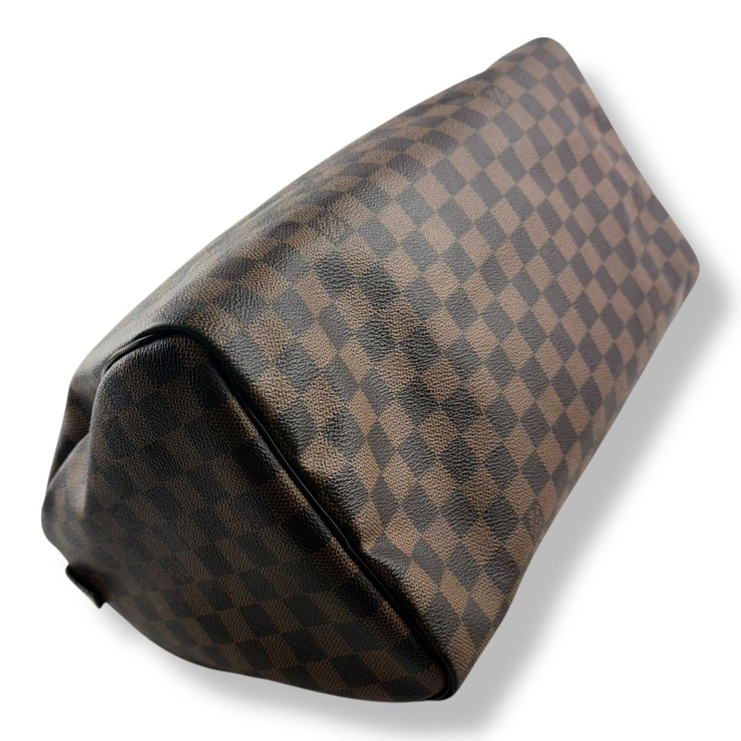 Louis Vuitton Brown Damier Speedy 35 Handbag - Lux Central