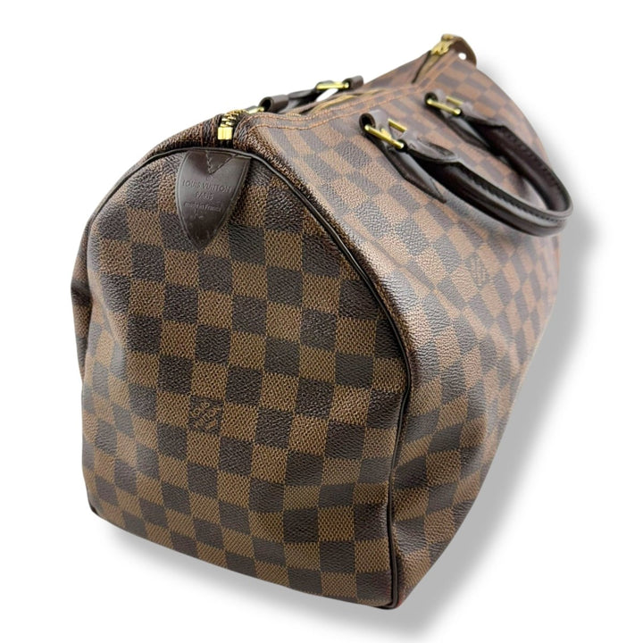 Louis Vuitton Brown Damier Speedy 35 Handbag - Lux Central