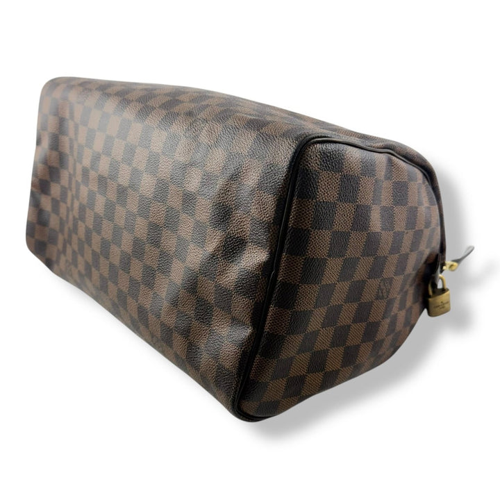 Louis Vuitton Brown Damier Speedy 35 Handbag - Lux Central
