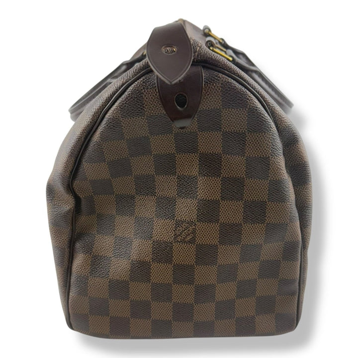 Louis Vuitton Brown Damier Speedy 35 Handbag - Lux Central