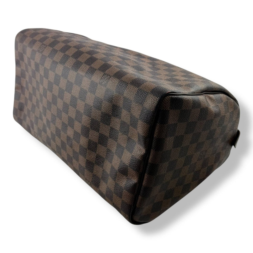 Louis Vuitton Brown Damier Speedy 35 Handbag - Lux Central