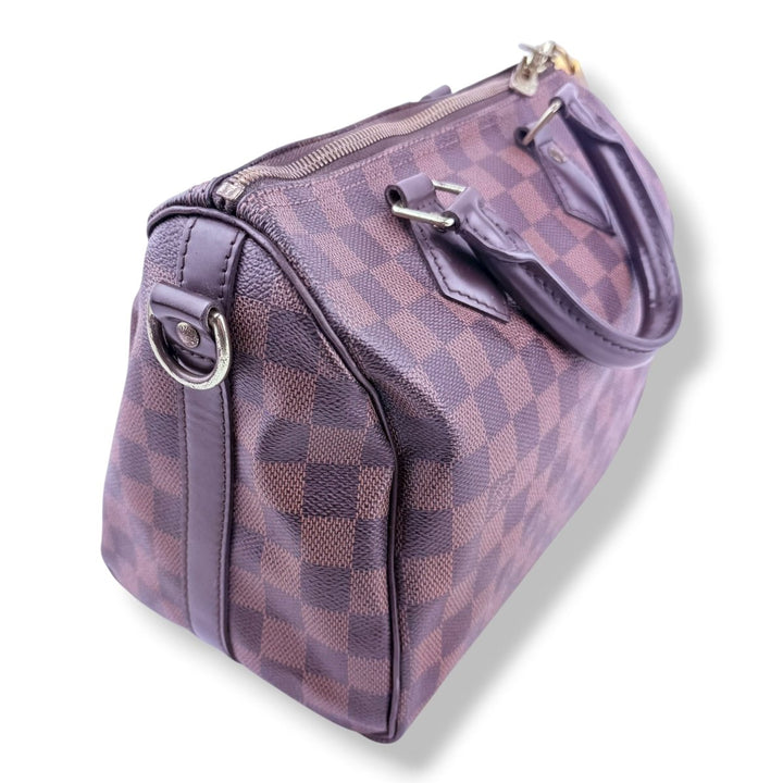 Louis Vuitton Brown Damier Speedy Bandouliere 25 Handbag - Lux Central
