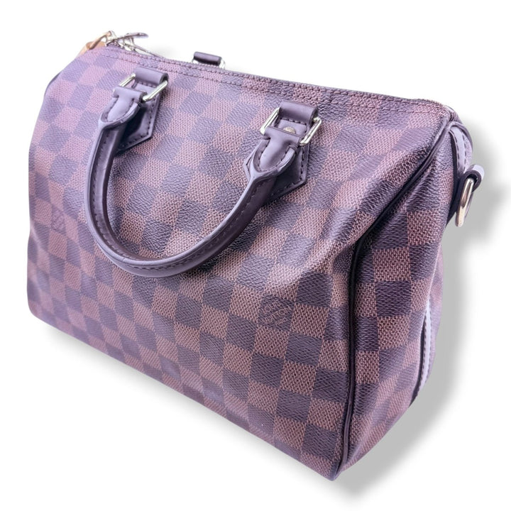 Louis Vuitton Brown Damier Speedy Bandouliere 25 Handbag - Lux Central