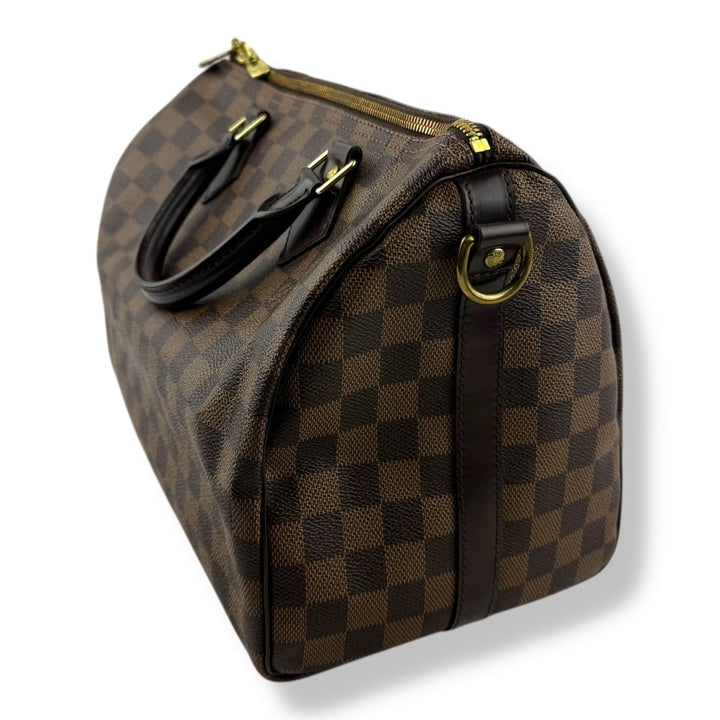 Louis Vuitton Brown Damier Speedy Bandouliere 30 Handbag - Lux Central
