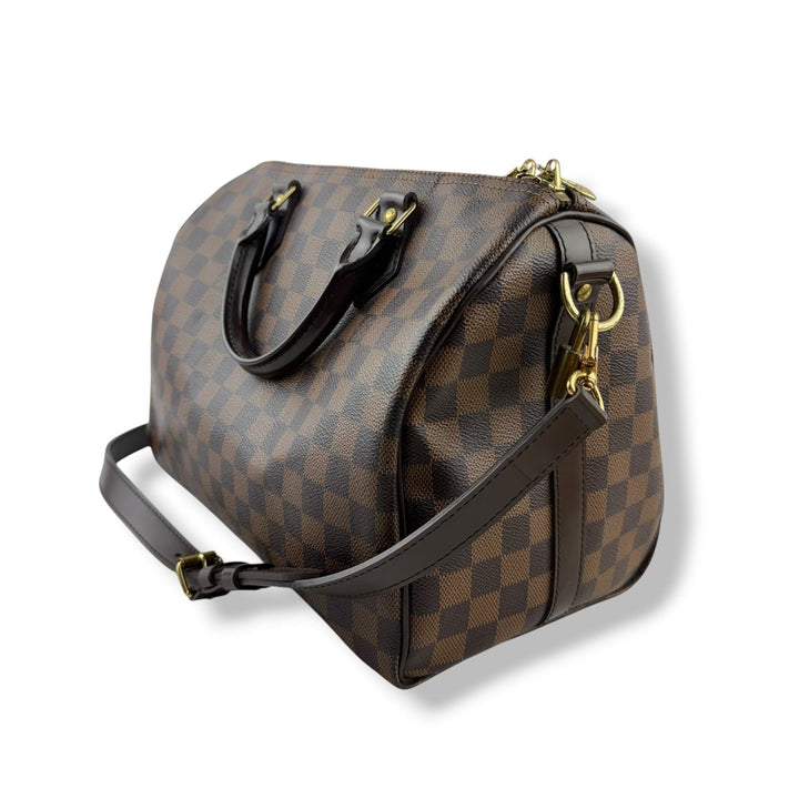 Louis Vuitton Brown Damier Speedy Bandouliere 30 Handbag - Lux Central