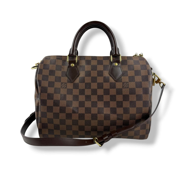 Louis Vuitton Brown Damier Speedy Bandouliere 30 Handbag - Lux Central