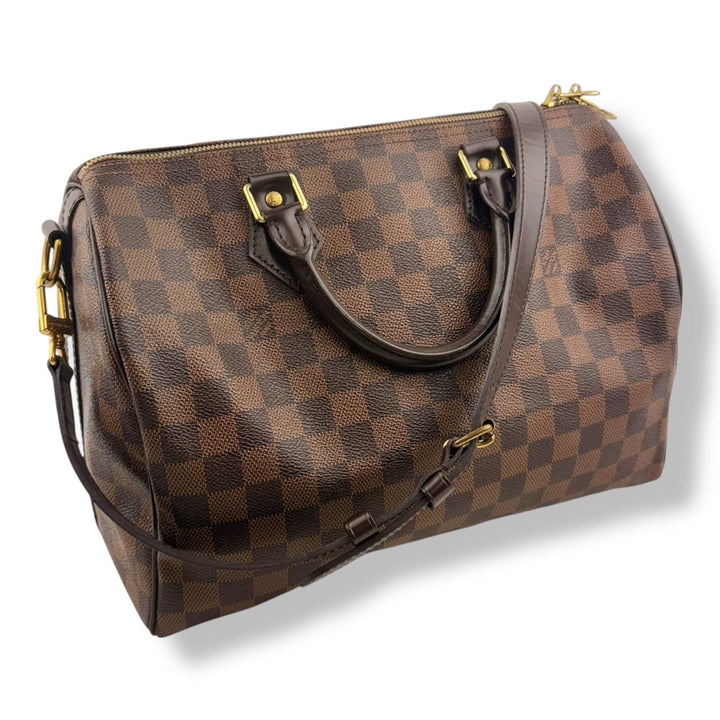 Louis Vuitton Brown Damier Speedy Bandouliere 30 Handbag - Lux Central