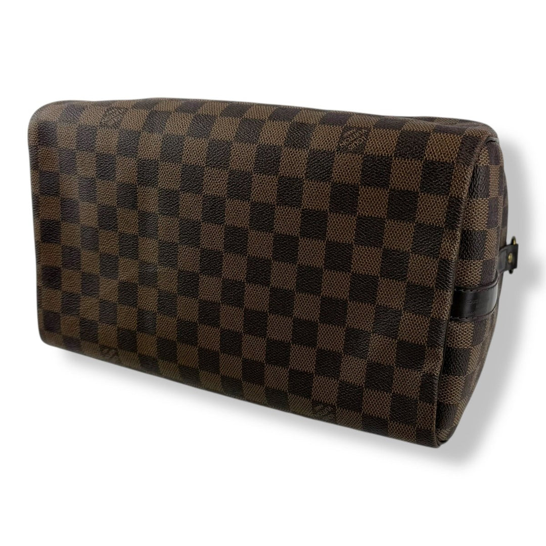 Louis Vuitton Brown Damier Speedy Bandouliere 30 Handbag - Lux Central