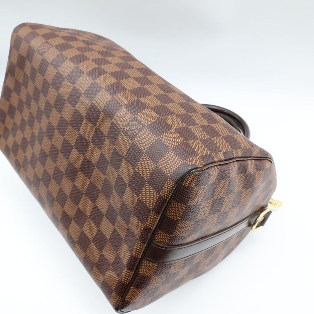 Louis Vuitton Brown Damier Speedy Bandouliere 30 Handbag - Lux Central