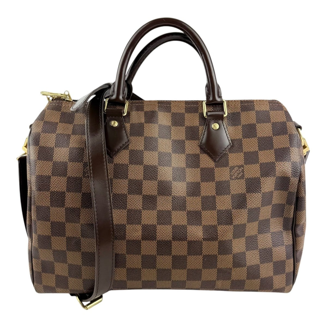 Louis Vuitton Brown Damier Speedy Bandouliere 30 Handbag - Lux Central