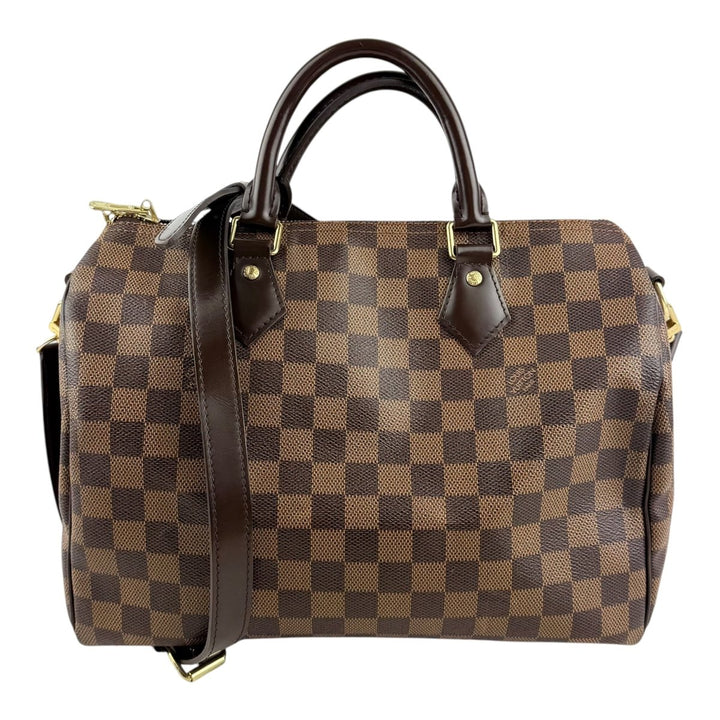 Louis Vuitton Brown Damier Speedy Bandouliere 30 Handbag - Lux Central