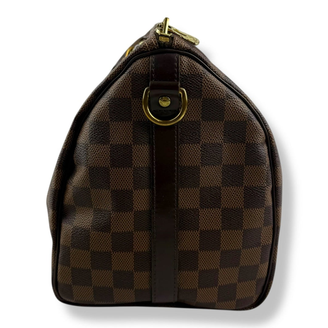 Louis Vuitton Brown Damier Speedy Bandouliere 30 Handbag - Lux Central