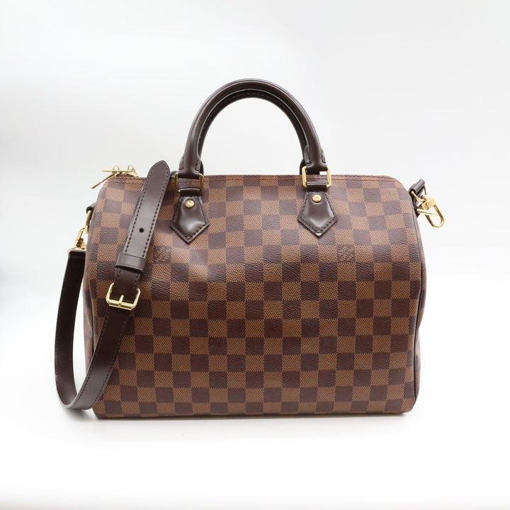 Louis Vuitton Brown Damier Speedy Bandouliere 30 Handbag - Lux Central