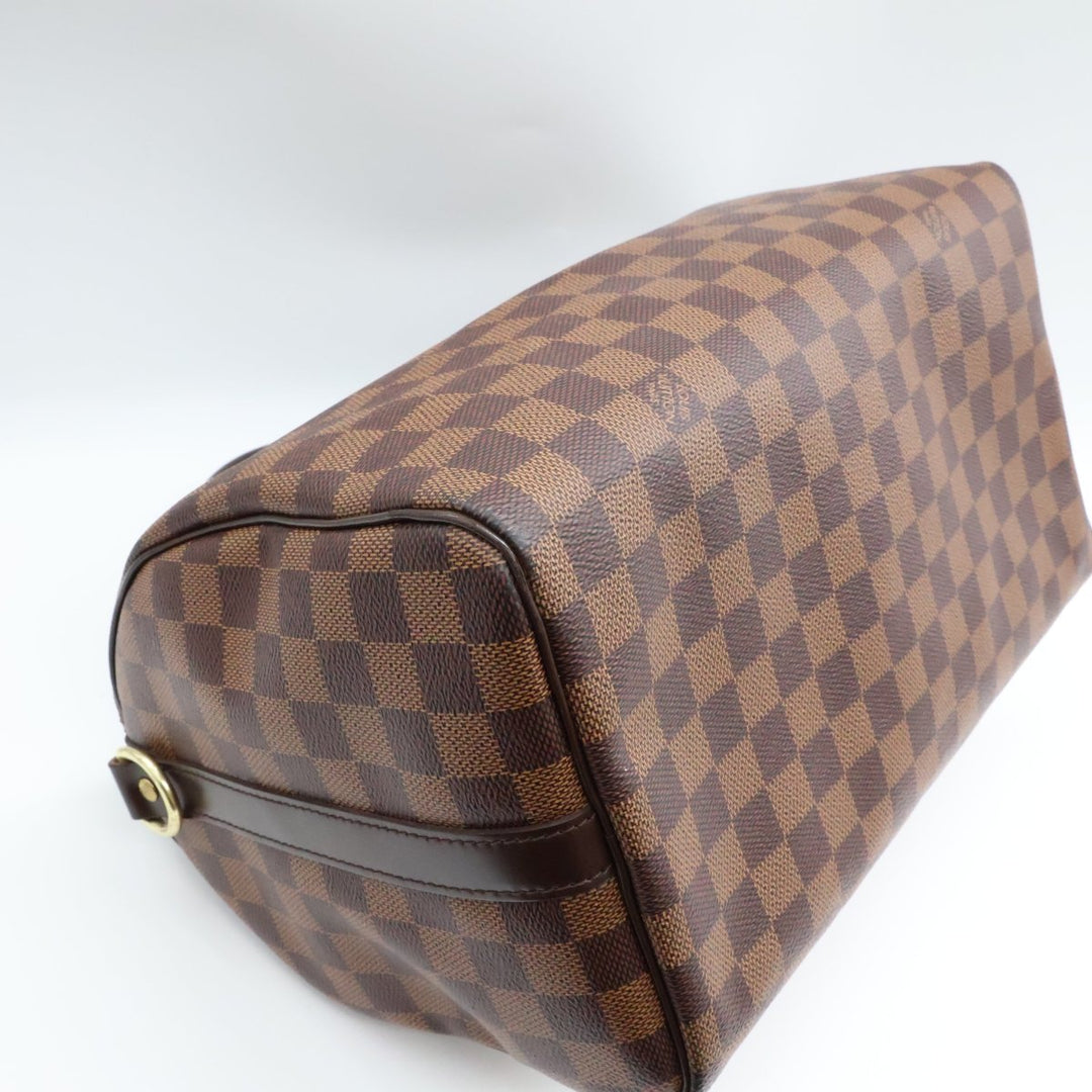 Louis Vuitton Brown Damier Speedy Bandouliere 30 Handbag - Lux Central
