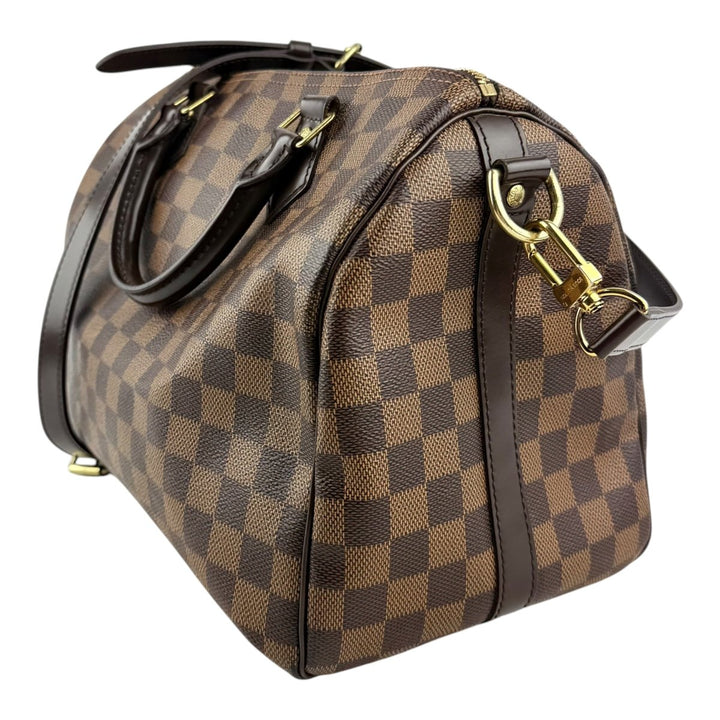 Louis Vuitton Brown Damier Speedy Bandouliere 30 Handbag - Lux Central