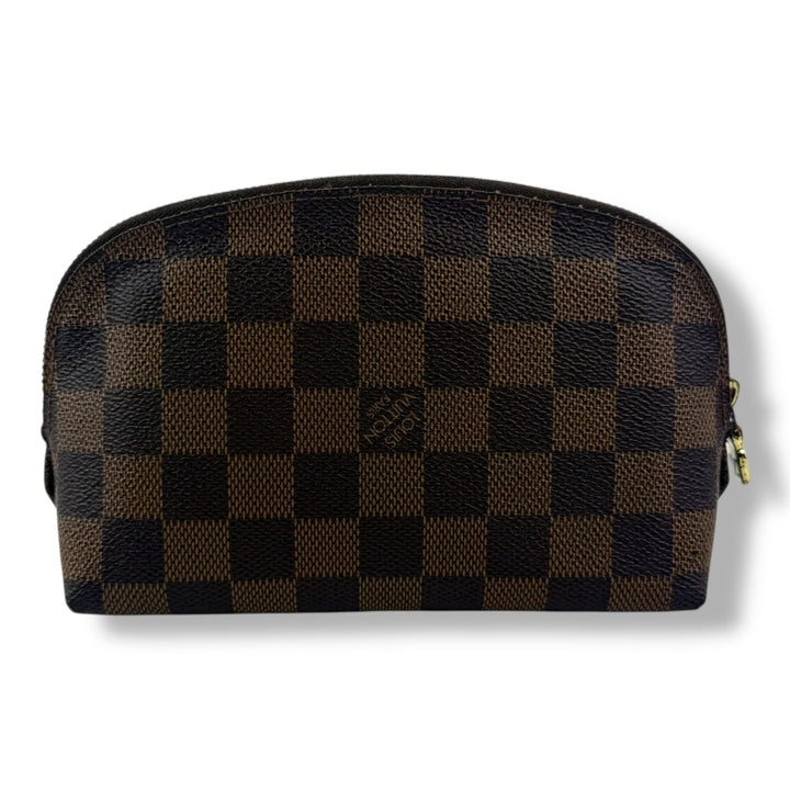 Louis Vuitton Brown Damier Travel Cosmetic PM Pouch - Lux Central