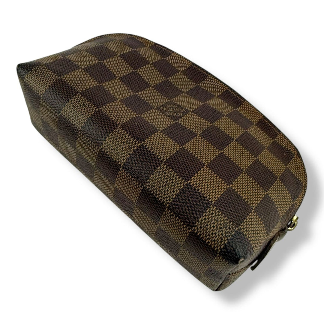 Louis Vuitton Brown Damier Travel Cosmetic PM Pouch - Lux Central