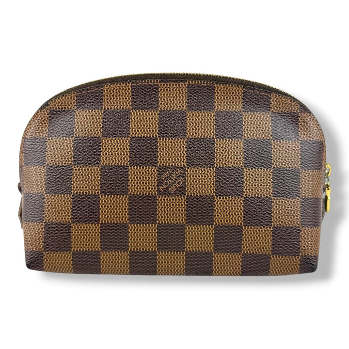 Louis Vuitton Brown Damier Travel Cosmetic PM Pouch - Lux Central