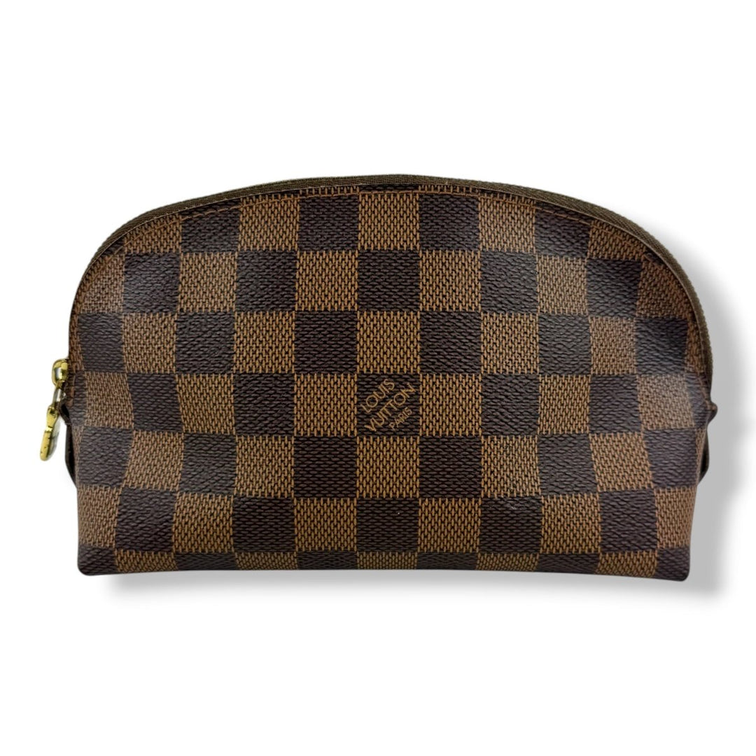 Louis Vuitton Brown Damier Travel Cosmetic PM Pouch - Lux Central