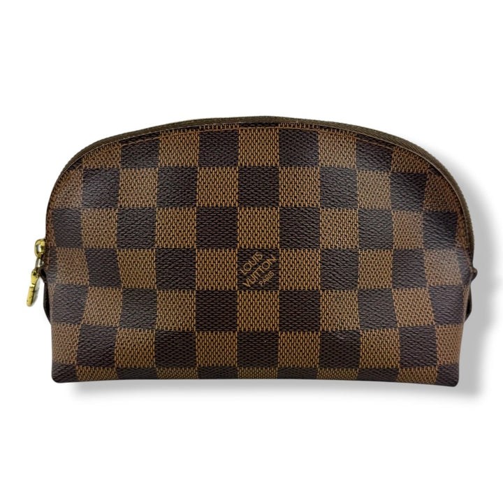 Louis Vuitton Brown Damier Travel Cosmetic PM Pouch - Lux Central