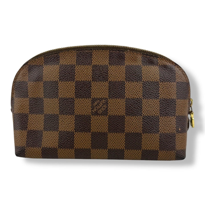 Louis Vuitton Brown Damier Travel Cosmetic PM Pouch - Lux Central